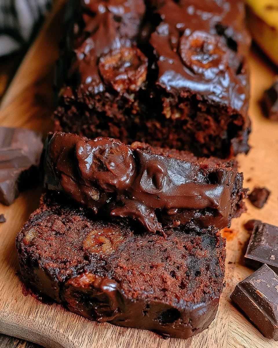 Double Chocolate Banana Bread Recipe